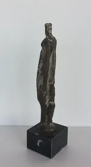 Andre Vranken - Bronzen beeld, Staand figuur / Messina + boek! kopen? Bied vanaf 100!
