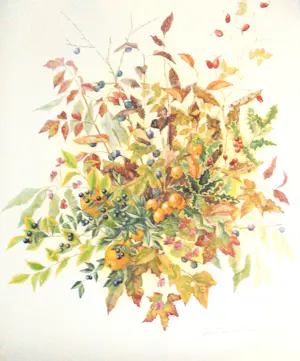 Janneke Brinkman-Salentijn - Prachtig, groot, gedetailleerd kunstwerk.Bloemenweelde. kopen? Bied vanaf 95!