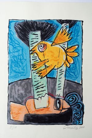 Corneille - Femme et Oiseaux kopen? Bied vanaf 110!