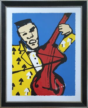 Herman Brood - De Cello - Nieuw ingelijst (Groot) kopen? Bied vanaf 565!