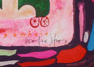 Wouter Stips - Zeefdruk, Verlangen naar geborgenheid - Ingelijst kopen? Bied vanaf 70!