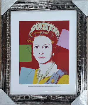Andy Warhol - 'Queen Elizabeth' - (nieuw ingelijst) kopen? Bied vanaf 150!