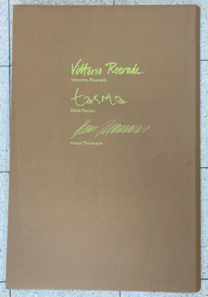Vittorio Roerade - Dick Tasma & Hans Thomann, Map met 3 litho's kopen? Bied vanaf 50!