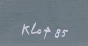 Ton Klop - Olieverf op doek, Vrouw met spiegel - Ingelijst (Zeer groot!) kopen? Bied vanaf 100!
