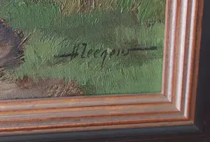 Harry Zeegers - Bomenlaan met op de achtergrond boerderij kopen? Bied vanaf 200!