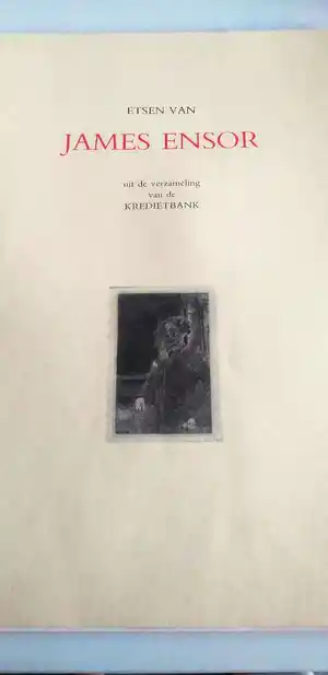 James Ensor - Kunstmap 'Etsen van James Ensor' vendu pour 200€ !