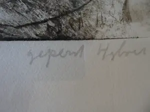 Anton Heyboer - Ets, titel Het Symbool van de onschuld. kopen? Bied vanaf 100!