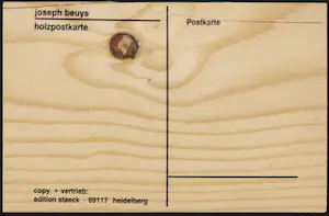 Joseph Beuys - Filzpostkarte, Holzpostkarte en Sandzeichnungen in Diani kopen? Bied vanaf 1!