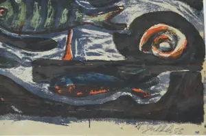 Klaas Gubbels - Zonder titel. Jaar 1955. kopen? Bied vanaf 600!