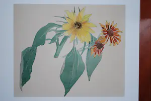 Jan Voerman (jr.) - aquarel bloemen 1929 - ingelijst kopen? Bied vanaf 120!