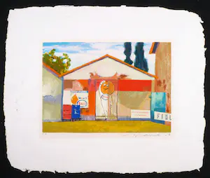 Willem Brauck - Zeefdruk, Esso kopen? Bied vanaf 1!