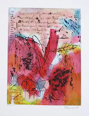 Mohammed Quraish - Lot van 3 zeefdrukken, Zonder titel kopen? Bied vanaf 50!