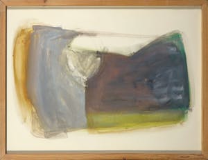 Bert Boerboom - Gemengde techniek op papier, Landschap IV - Ingelijst kopen? Bied vanaf 20!