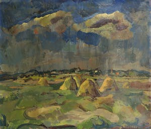 Henk van den Idsert - Olieverf op doek, Landschap kopen? Bied vanaf 1!