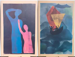 Hendrik Werkman - Chassidische Legenden 20 prenten & 2 boeken kopen? Bied vanaf 125!