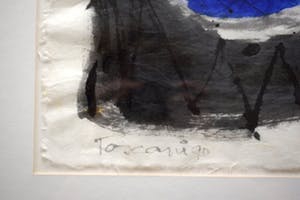 Bep Toscani - Gemengde techniek, Ingelijst kopen? Bied vanaf 50!