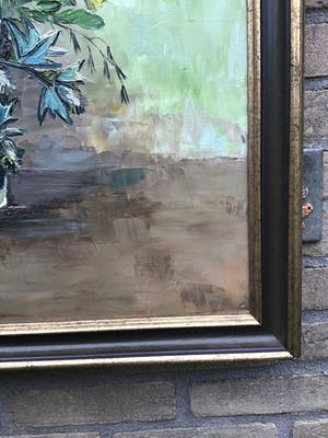 Niet of onleesbaar gesigneerd - Pot met bloemen kopen? Bied vanaf 1!