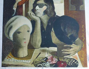 Lodewijk Post de Jong - Litho , Portret van couturier Max Heymans – 60x50 cm – oplage 19/50 kopen? Bied vanaf 40!