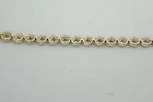 41- Chique gouden (14krt) & diamanten (2.00ct) "Tennis" dames-armband kopen? Bied vanaf 1170!
