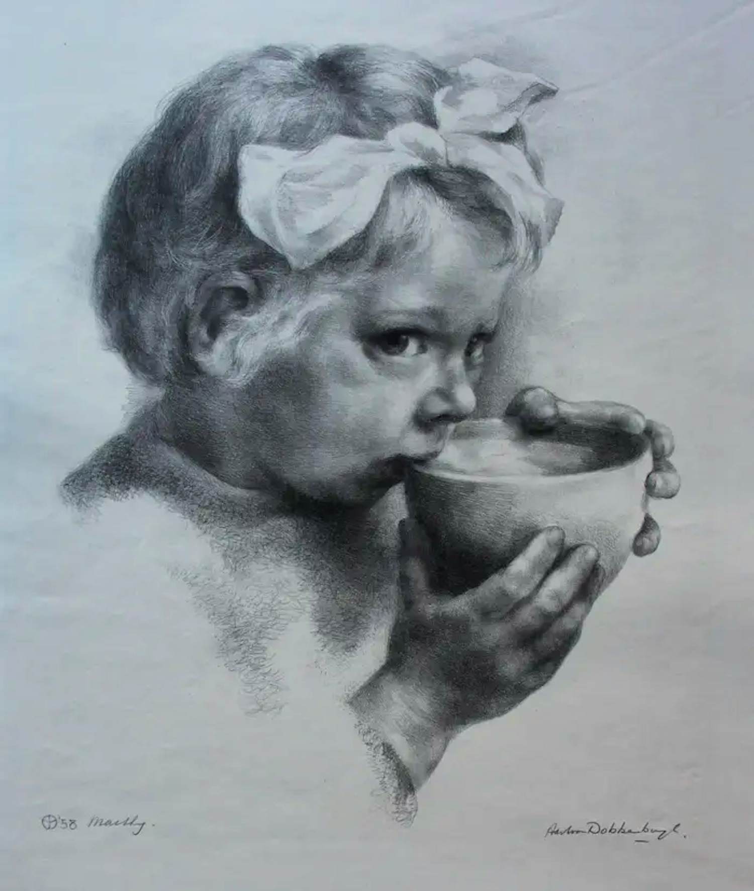 Aart van Dobbenburgh - Litho: Marthy - 1958 kopen? Bied vanaf 59!