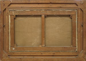 Niet of onleesbaar gesigneerd - (Tholen of Weissenbruch?) Olieverf op doek, Rivierlandschap met bootje (Groot!) kopen? Bied vanaf 1!