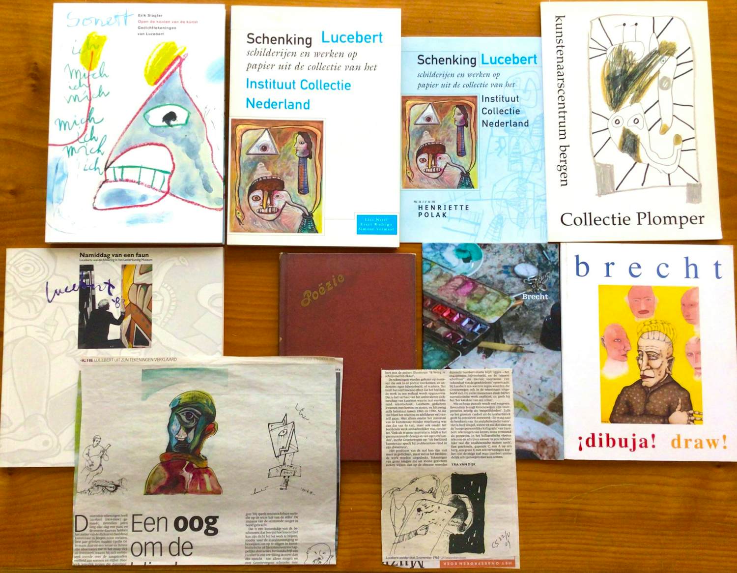 Lucebert - en Brecht - Boeken - Catalogi - Ephemera - 10x - Diverse item - Mooie conditie kopen? Bied vanaf 80!