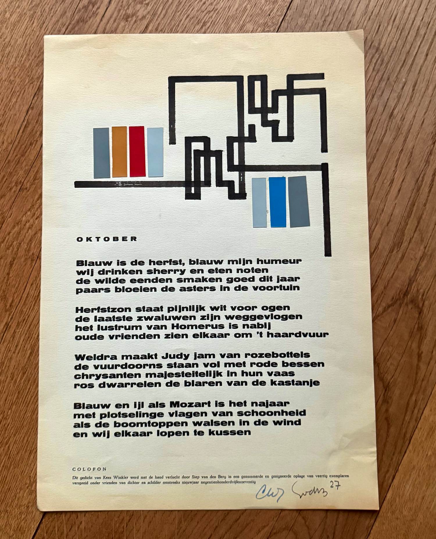 Siep van den Berg - Oktober kopen? Bied vanaf 50!