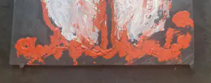 Anton Heyboer - Moeder met kind - Olieverf uit de tube op leisteen - 32,5 x 22,5 cm kopen? Bied vanaf 395!