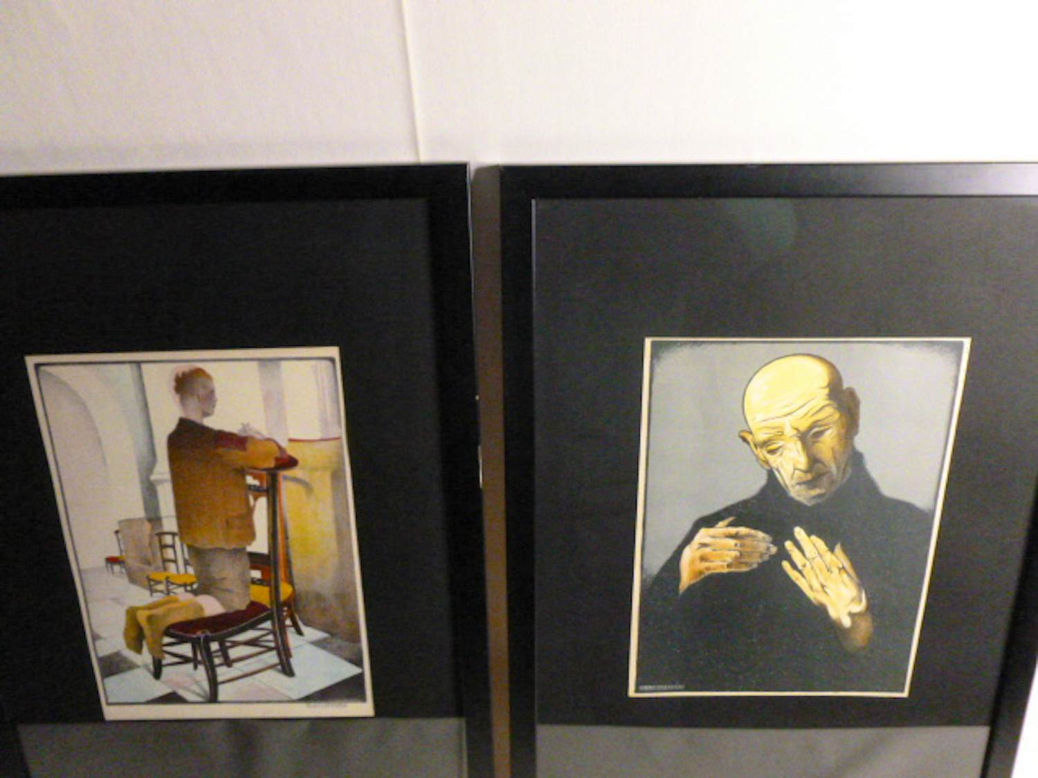 Maurice Langaskens - 2 prachtige chromolitho's,professioneel ingelijst. kopen? Bied vanaf 1!