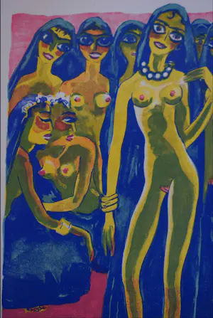 Kees van Dongen - Houtgravure - Les Voiles Blues kopen? Bied vanaf 50!