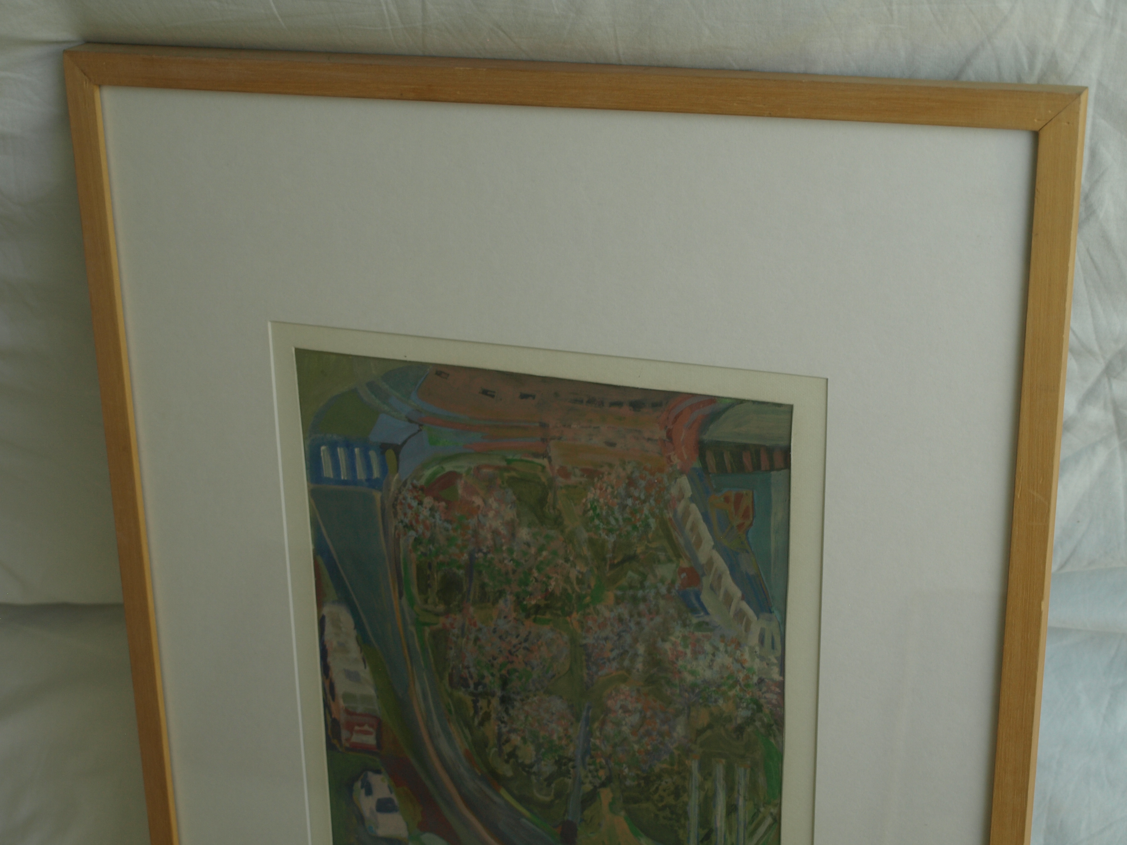 Martien Groeneveld - Gouache , Mercatorplein – gesigneerd & ingelijst – 1975  kopen? Bied vanaf 1!