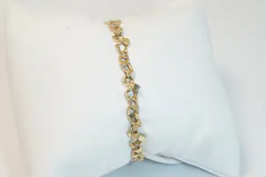 47 - 14 karaats geelgouden fantasie armband kopen? Bied vanaf 890!
