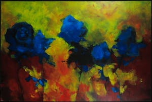 Carolina Paulussen - Acryl op doek, Rozen (Zeer groot) kopen? Bied vanaf 250!