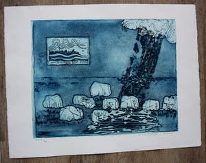 Jan Montyn - Ets/aquatint: 2000 kopen? Bied vanaf 125!