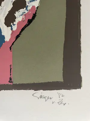 Fred Sieger - Lithographie, Winterstadtbild kopen? Bied vanaf 5!