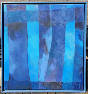 Theodora Plas - Fragmenten uit een dagboek, olieverf op doek (netjes ingelijst) kopen? Bied vanaf 125!