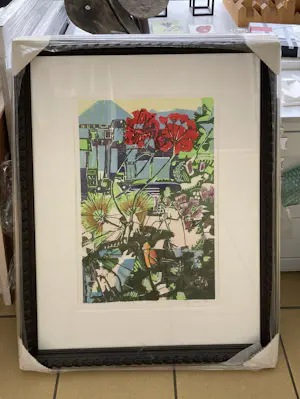 Vincent van Ojen - Stilleven met bloemen en met lijst! kopen? Bied vanaf 110!