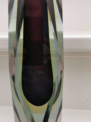 Flavio Poli - Somerso facet geslepen vaas kopen? Bied vanaf 75!