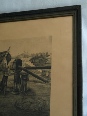 Gijs Voskuyl - Litho, “Jotter van Jaapje van Karel” - gesigneerd & ingelijst - 1949 kopen? Bied vanaf 1!