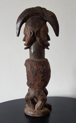 Baule - Een Afrikaans beeld met twee gezichten kopen? Bied vanaf 210!
