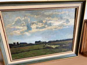 Willem de Zwart - Polderlandschap verkocht voor € 150!