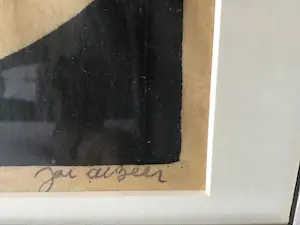 Jac. de Beer - Jac de Beer 1880-1946, Houtsnede/linosnede Bloemen in vaas 41x35 kopen? Bied vanaf 45!