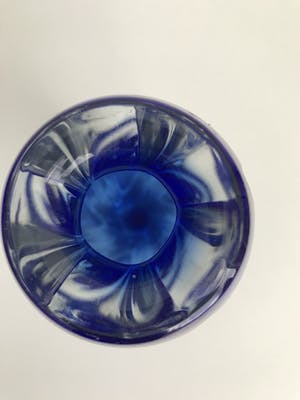 Josef Hospodka - Blauw/transparante Chribska vaas kopen? Bied vanaf 20!