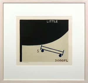 Reinier Lucassen - Zeefdruk, Little S - Ingelijst verkocht voor € 100!