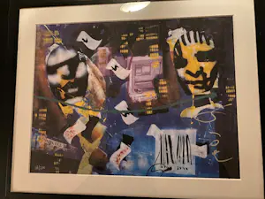 AcheterHerman Brood - ingelijste zeefdruk: Financial Times (in nette lijst)? Enchérissez de 175!