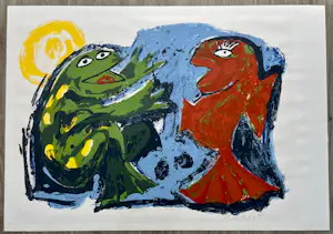 John Lie a Fo - Kikker zei tot vis kopen? Bied vanaf 35!