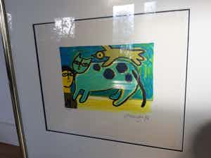 Corneille - Prachtige geschilderde dieren met man verkocht voor € 100!