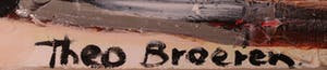 Theo Broeren - Acryl op doek, Luxe (Groot) kopen? Bied vanaf 120!