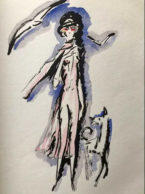 Kees van Dongen - Vrouw met hond kopen? Bied vanaf 275!