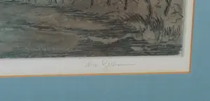 Abe Gerlsma - Kleurenets, Landschap - Ingelijst kopen? Bied vanaf 40!